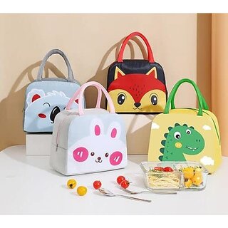 (Pack of 1) Smart Lunch Tiffin Bag Box Insulated Thermal Leak Proof Waterproof Cartoon School College Office Men Women Boys Girls Kids Work Outdoor Beach Travel Heat Cold (Assorted color) - Home Improvement | Buy online on ZillyBuy