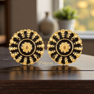 Vivastri Ravishing 1 Gram Gold Plated Alloy Stud Earrings for Women & Girls - VIVA2908ERG - Earrings | Buy online on ZillyBuy