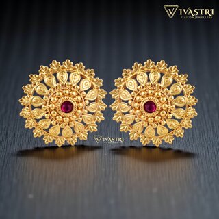 Vivastri Ravishing 1 Gram Gold Plated Alloy Stud Earrings for Women & Girls - VIVA2901ERG - Earrings | Buy online on ZillyBuy