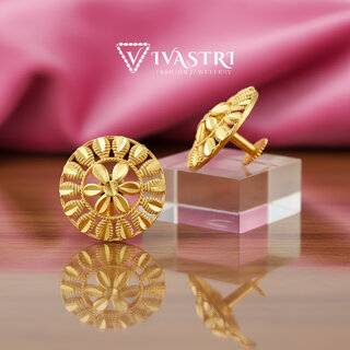 Vivastri Ravishing 1 Gram Gold Plated Alloy Stud Earrings for Women & Girls - VIVA2870ERG - Earrings | Buy online on ZillyBuy