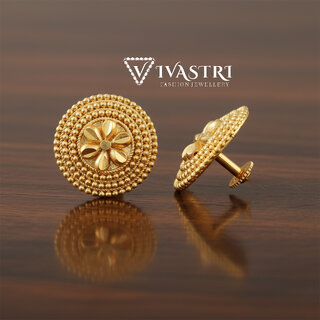 Vivastri Ravishing 1 Gram Gold Plated Alloy Stud Earrings for Women & Girls - VIVA2874ERG - Earrings | Buy online on ZillyBuy