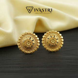 Vivastri Ravishing 1 Gram Gold Plated Alloy Stud Earrings for Women & Girls - VIVA2876ERG - Earrings | Buy online on ZillyBuy