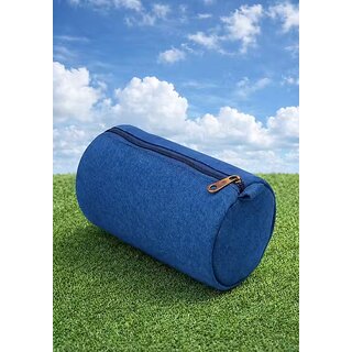 Multipurpose Travel Pouch Bag | Organizer for Cosmetics, Toiletries, Stationery & Daily Essentials | Compact Zip Storage Case blue