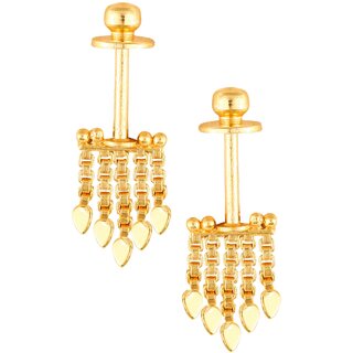 Vivastri Premium 1 Gram Gold Plated Alloy Bugadi Earrings for Women  Girls - VIVA1035BUGADI - Earrings | Buy online on ZillyBuy