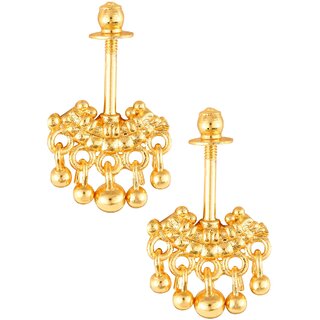 Vivastri Premium 1 Gram Gold Plated Alloy Bugadi Earrings for Women  Girls - VIVA1036BUGADI - Earrings | Buy online on ZillyBuy