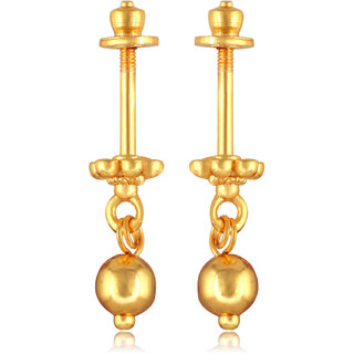 Vivastri Premium 1 Gram Gold Plated Alloy Bugadi Earrings for Women  Girls - VIVA1039BUGADI - Earrings | Buy online on ZillyBuy