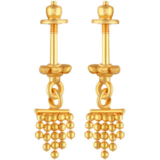 Vivastri Premium 1 Gram Gold Plated Alloy Bugadi Earrings for Women  Girls - VIVA1041BUGADI - Earrings | Buy online on ZillyBuy