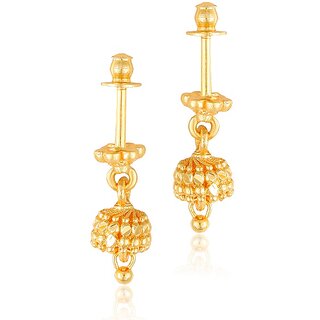 Vivastri Premium 1 Gram Gold Plated Alloy Bugadi Earrings for Women  Girls - VIVA1021BUGADI - Earrings | Buy online on ZillyBuy