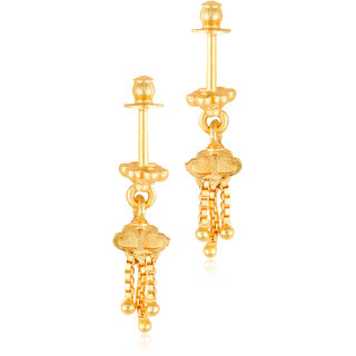 Vivastri Premium 1 Gram Gold Plated Alloy Bugadi Earrings for Women  Girls - VIVA1022BUGADI - Earrings | Buy online on ZillyBuy