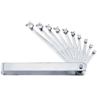 DiamondMate Professional Diamond Size Gauge Tool for Jewelers and Gemstone Enthusiasts white