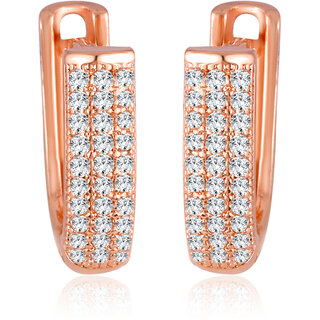 Vivastri Sizzling Glittering Cz stone clip on Bali stud Earring for Women and Girls [VIVA2702ERG] - Earrings | Buy online on ZillyBuy