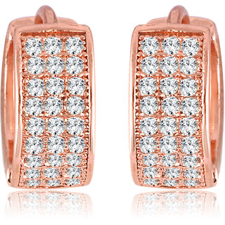 Vivastri Shimmering Charming Cz stone clip on Bali stud Earring for Women and Girls [VIVA2704ERG] - Earrings | Buy online on ZillyBuy