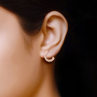 Vivastri Twinkling Bejeweled Cz stone clip on Bali stud Earring for Women and Girls [VIVA2708ERG] - Earrings | Buy online on ZillyBuy