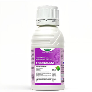 Katyayani Azodharma (Azoxystrobin 18.2 Difenoconazole 11.4 SC) Fungicide for Crop Protection  Fungal Disease Control