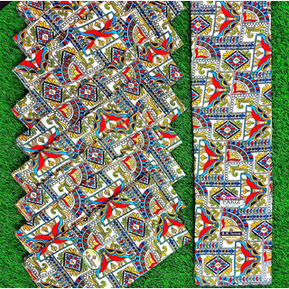 Rayon Graphic Print Multicolor Women Dupatta - Dupattas & Shawls | Buy online on ZillyBuy