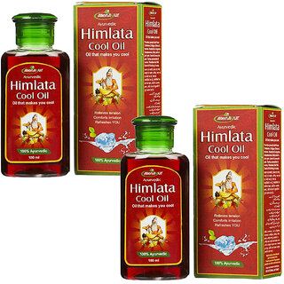 Himlata Cool Thanda Oil (100 ml x 2 packs) - helps relieves headaches and fatigue