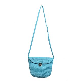 Ariya Women's Sling Bag (4055 | Sky Blue) Handcrafted PP & Cotton Blend Shoulder Purse, Perfect for Ladies & Girls, Lightweight Crossbody Bag for Daily, Casual, Travel & All Occasions - Handbags | Buy online on ZillyBuy