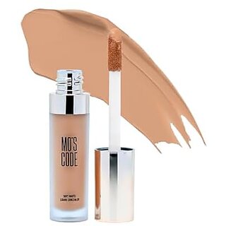 MO'S CODE-Soft Matte Liquid Concealer |Full Coverage| Blendable| Long-Lasting| Sweat Proof||Transferproof |Lightweight |Matte Finish | Bet | 8g