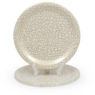 Aurka Dcor 11 Inch giraffe pattern Melamine Dinner Plate Set of 4