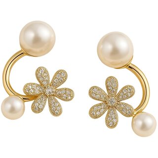 kimti Chic Flower Studs Earring - Earrings | Buy online on ZillyBuy