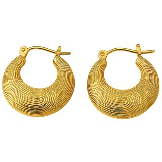 kimti 18K Gold Plated Tini Mini Hoop Anti Tarnish Earring - Earrings | Buy online on ZillyBuy