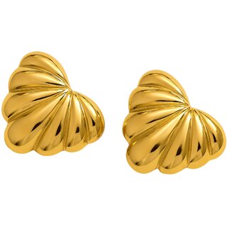 Kimti 18k Gold Plated Butterfly Gleam Earrings - Earrings | Buy online on ZillyBuy