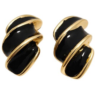 Stud Earring (Black)