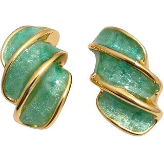 Stud Earring (Green) - Earrings | Buy online on ZillyBuy
