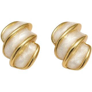 Stud Earring (White) - Earrings | Buy online on ZillyBuy