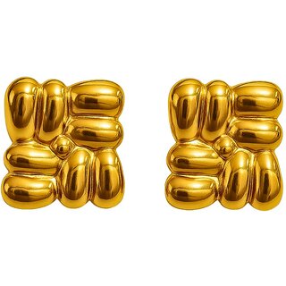 kimti 18K Gold Plated Crawford Anti Tarnish Earrings - Earrings | Buy online on ZillyBuy