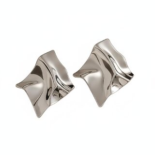 Kimti 18K Silver Plated Drop Earring - Earrings | Buy online on ZillyBuy