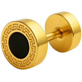 Mens Earring (Round Stud Style) - Earrings | Buy online on ZillyBuy