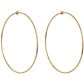 Kimti Bling Gold Hoops Earring - Earrings | Buy online on ZillyBuy