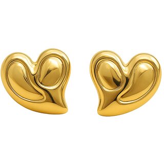Kimti 18k Gold Plated Liquid Love Earrings