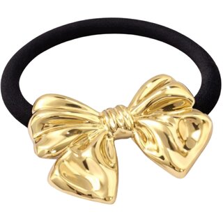 Kimti Hair Tie (Gold, Classic Bow Gold Hair Tie)