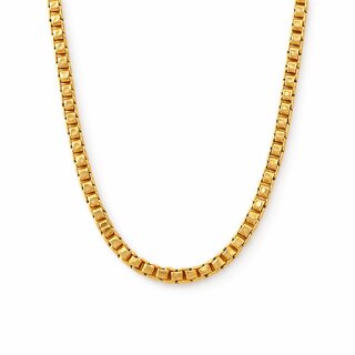 Men-18k Gold Plated Anti Tarnish Ellis Core Chains