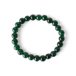 Green Jade Bracelet 8mm Energized  Luck, Harmony  Prosperity - Bangles & Bracelets | Buy online on ZillyBuy