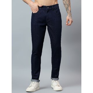 Meghz Dark Blue Slim Fit Mid Rise Ankle Length Jeans dark blue 28