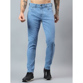 Meghz Light Blue Slim Fit Mid Rise Ankle Length Jeans light blue 28