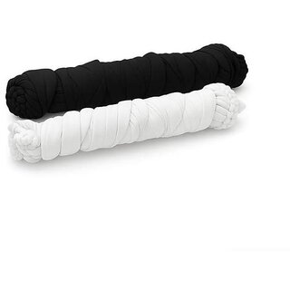 (Pack of 2) Black & White Cotton Dupatta Combo Set | Soft Breathable Cotton Dupattas for Women | Daily & Ethnic Wear - Dupattas & Shawls | Buy online on ZillyBuy