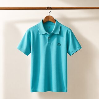 (Pack of 1) Trending Womans Polo T-Shirt 100 Cotton (Assorted Color) green S