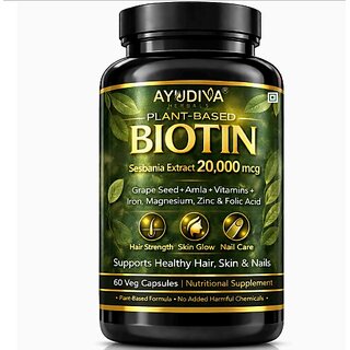 Ayudiva Herbals Biotin Capsule - 60 capsules