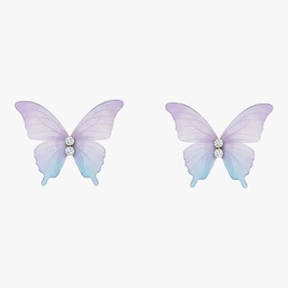Feather-Light Butterfly Stud Earrings - Earrings | Buy online on ZillyBuy