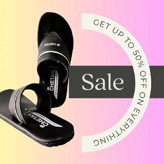 Comfortable Black Slippers For men