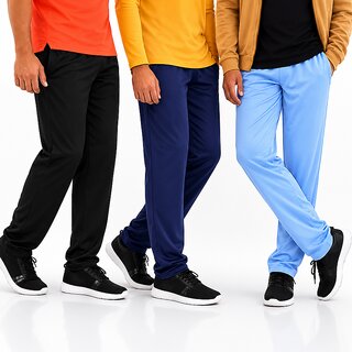 (Pack of 3) Men's Comfortable Pants  Casual Wear Soft Fabric for Daily Use - Track Pants | Buy online on ZillyBuy