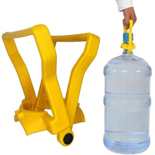 Water Can Lifter Handle Durable Grip for 20L Bottles Easy Lift Carry Water Bottle Holder Strong Water Can Handle for Effortless Lifting (Pack of 1, Yellow) - Cookware | Buy online on ZillyBuy