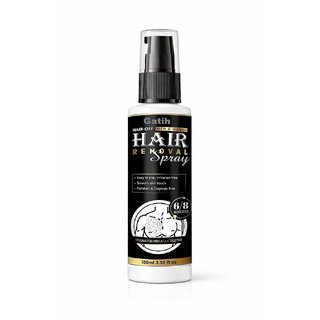 Painless Body Hair Removal Spray  Gentle  Effective Hair Remover for Legs, Arms  Body (100ml)-Pack of 1