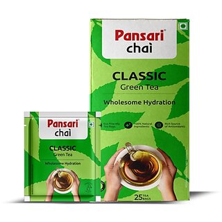 Pansari Classic Green Tea - 25Dips