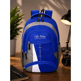 Life Today Fast Fashion 35 L Laptop Backpack Bagpack school college, travel, office bag Blue_Play-2888 - Handbags | Buy online on ZillyBuy