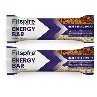 Fitspire Quinoa Almond Energy Bar Pack of 2 Each 25G